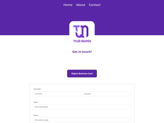 contact screenshot