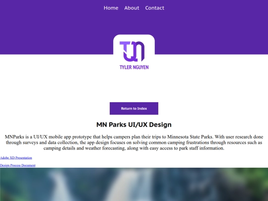 designs/mnpark screenshot