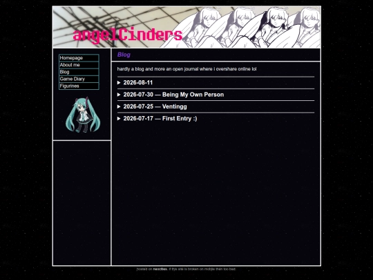 blog screenshot