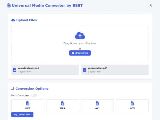 Project/Media Converter/Media Converter screenshot