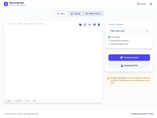 Text To All Files/text-to-all-text screenshot