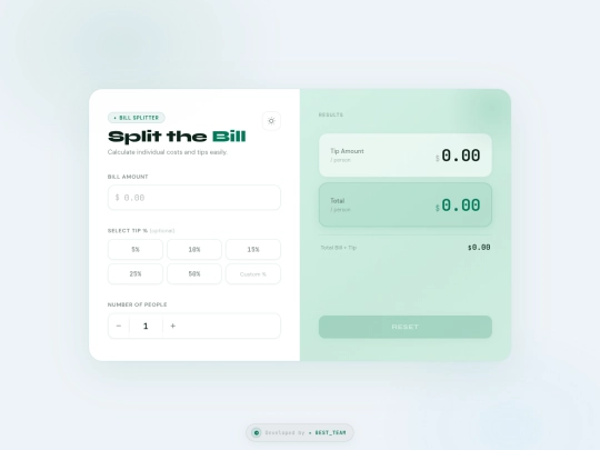 web apps /Bill Splitter/bill-splitter-enhanced (1) screenshot
