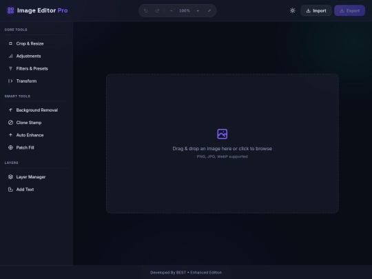 web apps /Image Editor Pro/image-editor screenshot