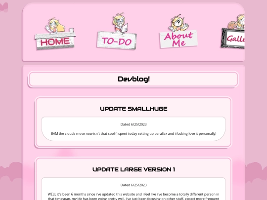 blog screenshot