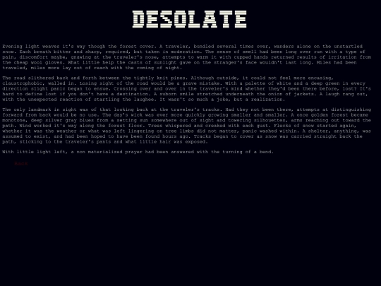 shortstory1 screenshot