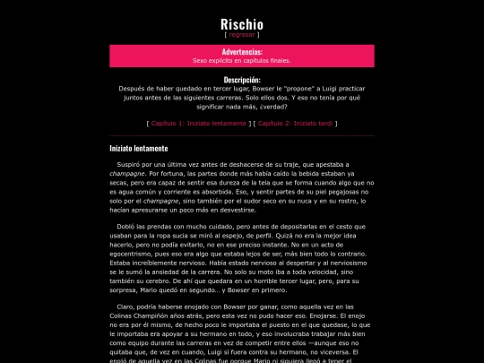 Fanfics/BG/rischio screenshot
