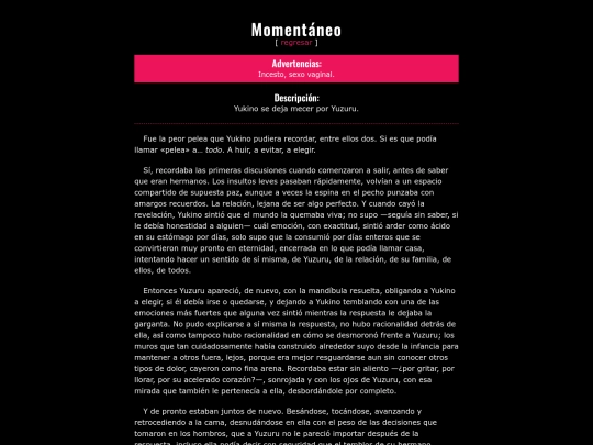 Fanfics/COM/momentaneo screenshot
