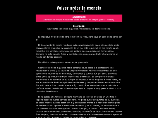 Fanfics/COM/volverardor screenshot