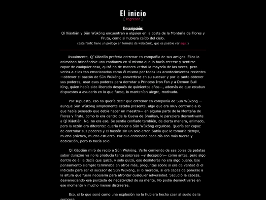Fanfics/SN/elinicio screenshot