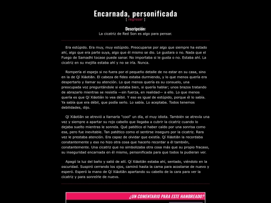 Fanfics/SN/encarnada screenshot