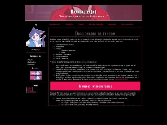 Meta/diccionario screenshot