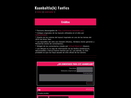 crditos screenshot