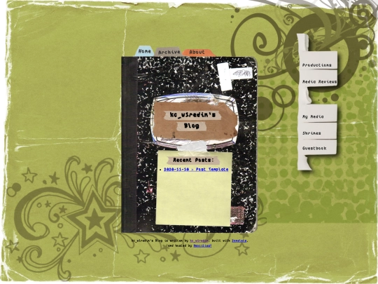 blog screenshot