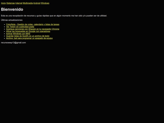 index screenshot