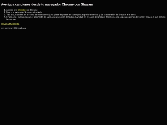 multimedia/shazamweb screenshot