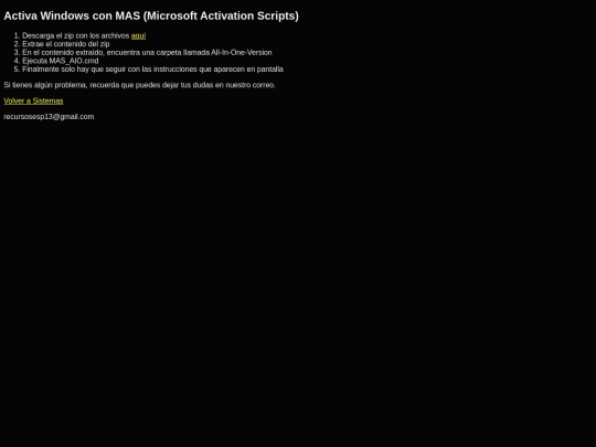 sistemas/mas screenshot