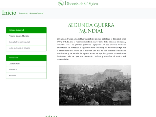 proyecto/Paginas/SegundaGuerra screenshot