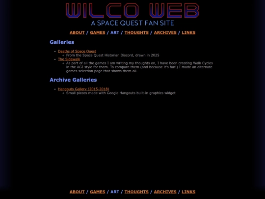 wilcoweb/gallery screenshot