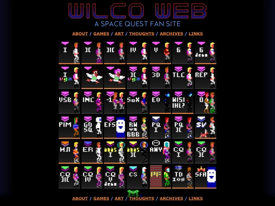 wilcoweb/games/sidewalk screenshot