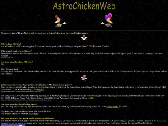 wilcoweb_archive/astrochicken screenshot