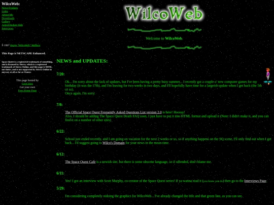 wilcoweb_archive screenshot