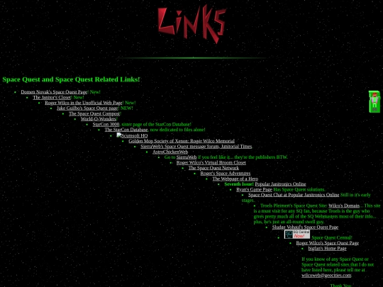 wilcoweb_archive/links screenshot
