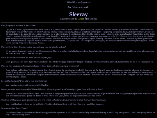 wilcoweb_archive2/int_sleeray screenshot