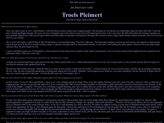 wilcoweb_archive2/int_troels screenshot
