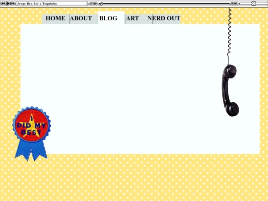 Blog !/blog screenshot