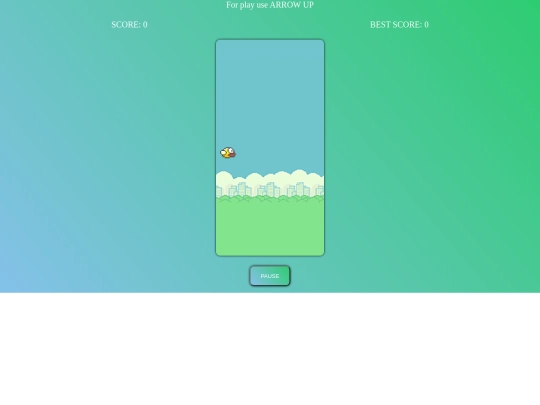 FlappyBirdJS screenshot