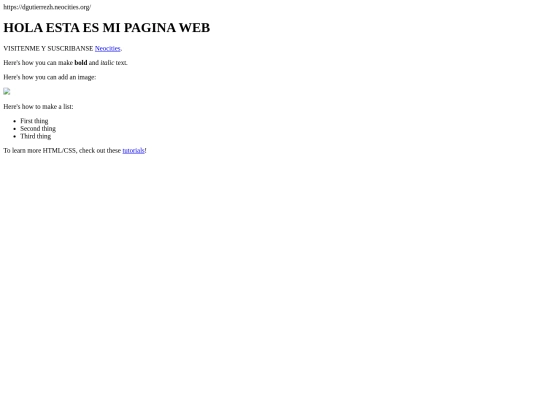 index screenshot