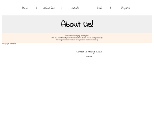About Us screenshot