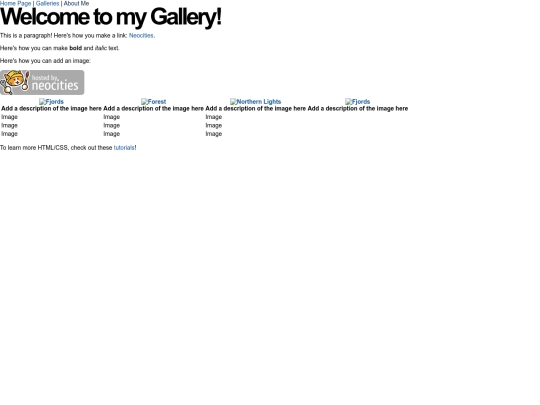galleries screenshot