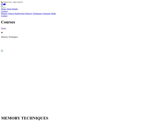 iBrain/html/Memotech screenshot