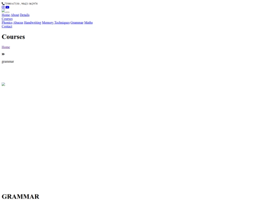 iBrain/html/grammar screenshot