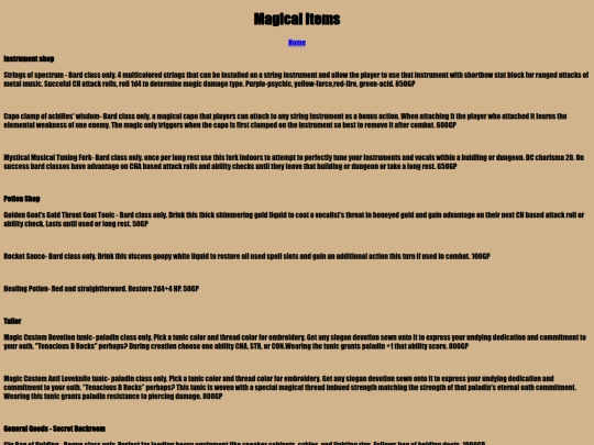 MagicalItems screenshot