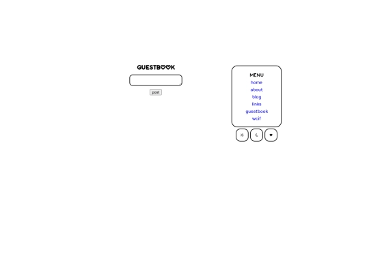 guestbook screenshot