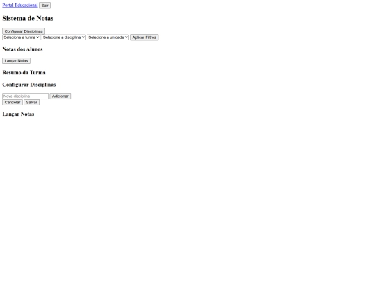 sistema-escolar/notas screenshot