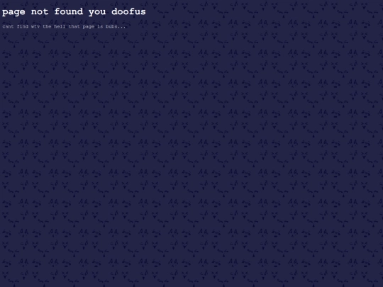 not_found screenshot