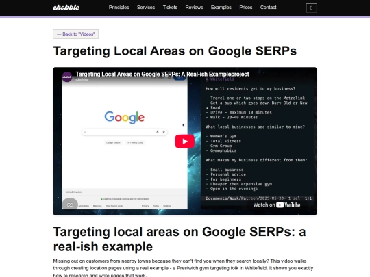 videos/targeting-local-areas screenshot