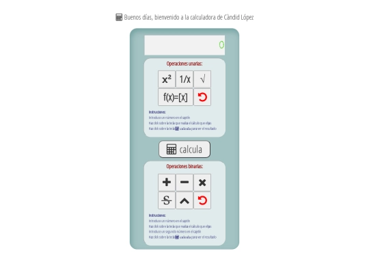 calculadora screenshot