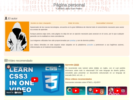 paginapersonal screenshot
