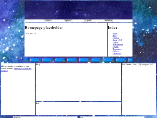 index screenshot