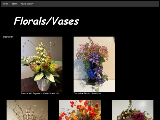customfauxnaturals/florals screenshot