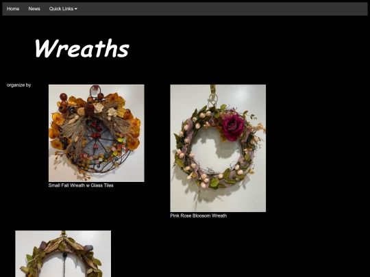 customfauxnaturals/wreaths screenshot