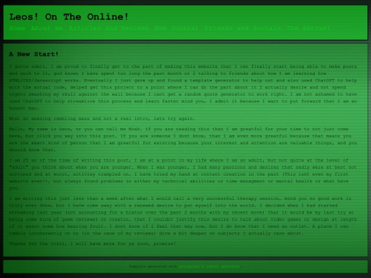 Webjournal/anewstart screenshot