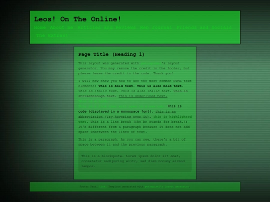 articlelayout screenshot