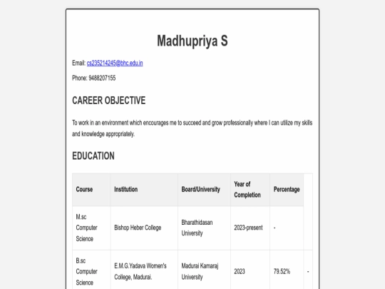 index screenshot