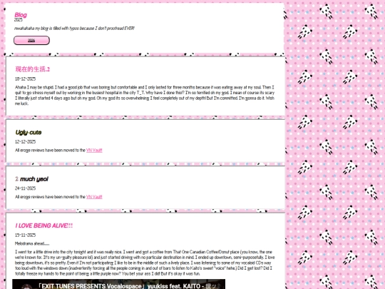 blog2025 screenshot