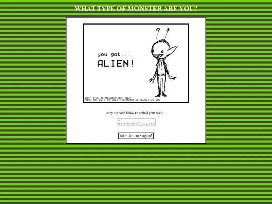 quiz/alien screenshot